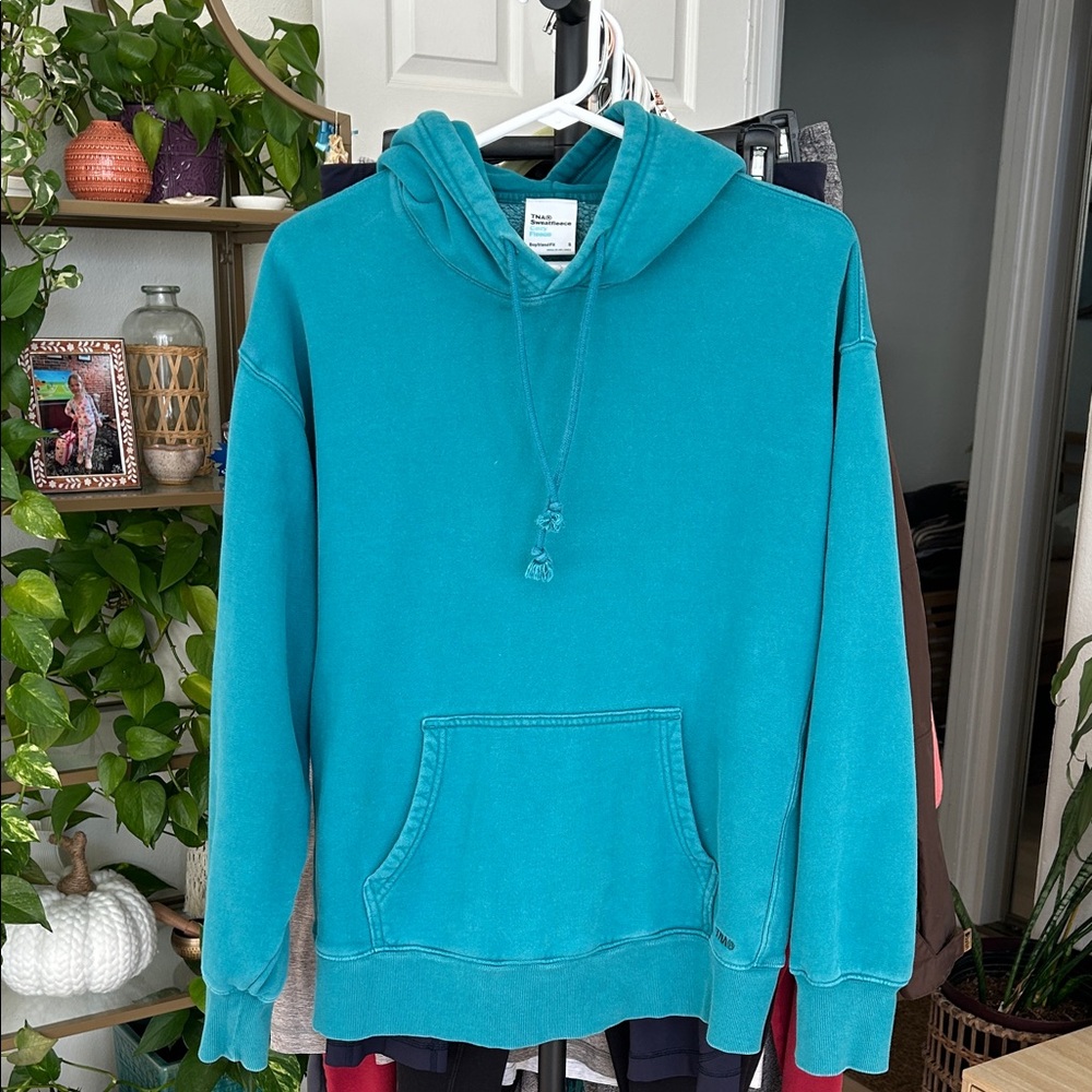 TNA Sweat Fleece. Cozy Fleece. Boyfriend Fit. Size Small. PTP 21.5”